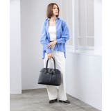 【オールシーズン/A4/通勤通学】ベルトデザイン横型A4トートバッグ | TRYSIL | 詳細画像4 