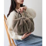 モカ | 【大人女子/高見え/デイリー】ブレイドハンドルファートートバッグ | TRYSIL