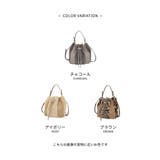 【大人女子/きれいめカジュアル/高見え】切り替え巾着2wayショルダーバッグ | TRYSIL | 詳細画像4