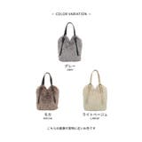 【大人女子/高見え/シンプル】フェイクファーベルトハンドルトートバッグ | TRYSIL | 詳細画像4 