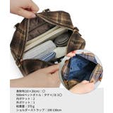 【2way/きれいめカジュアル/シンプル】チェック柄2wayボストンバッグ | TRYSIL | 詳細画像4