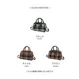 【2way/きれいめカジュアル/シンプル】チェック柄2wayボストンバッグ | TRYSIL | 詳細画像5