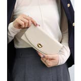 【本革/収納力/プレゼント】CAMELLIA / 牛革ニュアンスパーツ長財布 | TRYSIL | 詳細画像2
