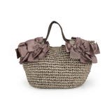 【デイリー/カゴバッグ/ミディアムサイズ】サイドリボンペーパートートバッグ | TRYSIL | 詳細画像24 