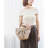 【デイリー/カゴバッグ/ミディアムサイズ】リボンかごバッグ | TRYSIL | 詳細画像9 