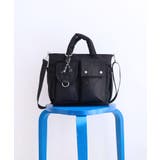 ブラック | 【2way/デイリー/オールシーズン】マルチポケット2wayトートバッグ | TRYSIL