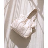 アイボリー | ギャザーポケットトートバッグ | TRYSIL
