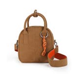 ブラウン | チャーム付きミニボストン | TRYSIL