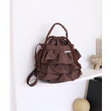 【2way/デイリー/オールシーズン】2wayフリル巾着バッグ | TRYSIL | 詳細画像5