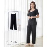 《ラクシアスリープ》ナイトブラキャミお揃いロングパンツ | tu-hacci  | 詳細画像11 