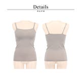 接触冷感《楽盛りブラトップ》ワイヤー入り ブラトップ ブラキャミ | tu-hacci  | 詳細画像34 