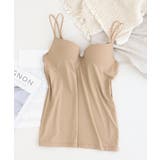 接触冷感《楽盛りブラトップ》ワイヤー入り ブラトップ ブラキャミ | tu-hacci  | 詳細画像26 