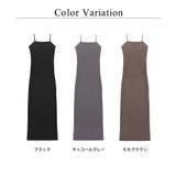 2wayリブカップ付きワンピース プレーン/アシメタイプ【ミドル/ロング丈】 | tu-hacci  | 詳細画像23 