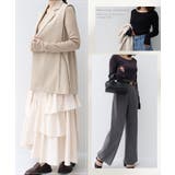 1.5倍盛りを叶えるリブ長袖ブラトップ 袖フレア 袖メロウ | tu-hacci  | 詳細画像16 