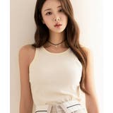 キナリ | 《楽盛りブラトップ》ブラモネ アメリカンスリーブリブタンクトップ | tu-hacci 