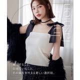 肩リボンカップ付きトップス《BRAmone Fashion Glamorous》 | tu-hacci  | 詳細画像3 