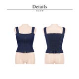 ジップデニムカップ付きビスチェ《BRAmone Fashion Glamorou… | tu-hacci | 詳細画像19