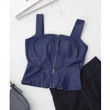 ジップデニムカップ付きビスチェ《BRAmone Fashion Glamorou… | tu-hacci | 詳細画像22