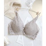 グレージュ | 胸を小さく見せる着痩せブラ 着痩せ 胸が小さく見えるブラ | tu-hacci