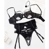 《adu》シャルムオープンブラ&オープンクロッチショーツ&ガーターベルト | tu-hacci | 詳細画像16