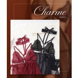 シャルムチュールベビードール＆サイドリボンTバックショーツ＆レースチョーカー | tu-hacci  | 詳細画像9 