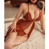 シャルムチュールベビードール＆サイドリボンTバックショーツ＆レースチョーカー | tu-hacci  | 詳細画像12 