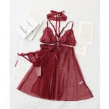 シャルムチュールベビードール＆サイドリボンTバックショーツ＆レースチョーカー | tu-hacci  | 詳細画像18 