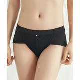 ブラック | 《Leene》シルキーヴェールショーツ | tu-hacci