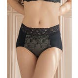 ブラック | 《BraJelly》フリリアレースヒップラインメイクショーツ | tu-hacci 