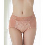 コーラル | 《BraJelly》フリリアレースヒップラインメイクショーツ | tu-hacci 