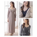 《ラクシアスリープ》ナイトブラワンピース 長袖マキシ丈 ナイトブラ一体型 | tu-hacci  | 詳細画像26 