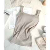 グレージュ(小さめサイズ) | ナチュラルに盛れる！ブラトップ カップ付き タンクトップ | tu-hacci 