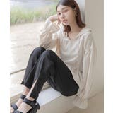 オフホワイト | 水陸両用フリルラッシュガード 上下セット 日焼け防止 | tu-hacci 