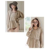 水陸両用フリルラッシュガード 上下セット 日焼け防止 | tu-hacci  | 詳細画像19 