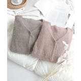 もこもこカーディガン 前開きロングカーディガン フード付きガウン | tu-hacci  | 詳細画像25 