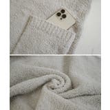 もこもこカーディガン 前開きロングカーディガン フード付きガウン | tu-hacci  | 詳細画像21 