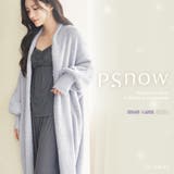 《P.snow》もこもこロングカーディガン ガウン ルームウェア | tu-hacci | 詳細画像1