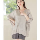 授乳ケープとしても使えるカーディガン 授乳ケープ グレージュ | tu-hacci  | 詳細画像30 