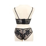 《ガーデニアヴェールブラ&ショーツセット》 4color ブラック | tu-hacci | 詳細画像13