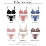 ピオニーレースフロントホックブラ&ショーツ フロントホック ブラジャー | tu-hacci | 詳細画像11