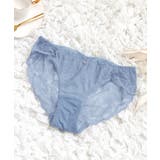 スモークブルー | 《エアランジュ》ラヴィーナレースバックショーツ | tu-hacci