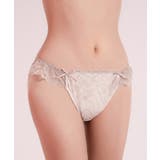 ピンクベージュ | 《ぷにぷにブラ》リボンレースフルバックショーツ | tu-hacci 