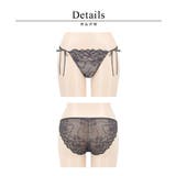 《ぷにぷにブラ》リボンレース レースバックショーツ | tu-hacci  | 詳細画像8 