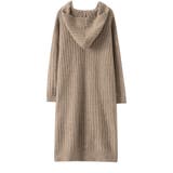 ニットワンピース ニットワンピ フード付 セーター パーカー レディース | TwoGates  | 詳細画像5 