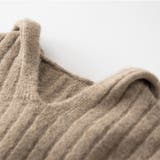 ニットワンピース ニットワンピ フード付 セーター パーカー レディース | TwoGates  | 詳細画像6 