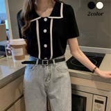 カットソー 半袖 トップス シンプル カジュアル レディース | TwoGates  | 詳細画像1 