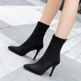 ブラック | ブーツ 靴 シューズ ヒール ハイヒール レディース | TwoGates 