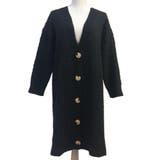 ニットカーディガン トップス 長袖 ロング丈 カーディガン レディース | TwoGates  | 詳細画像8 