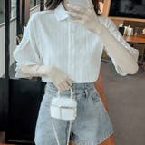 シャツ ブラウス 半袖 トップス カジュアル カットソー レディース | TwoGates  | 詳細画像3 