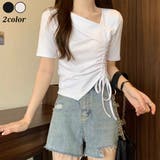 カットソー Tシャツ 半袖 トップス カジュアル シンプル レディース | TwoGates | 詳細画像1